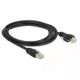 Verkkokaapeli DeLOCK 85668 RJ-45 Cat6 2 m musta