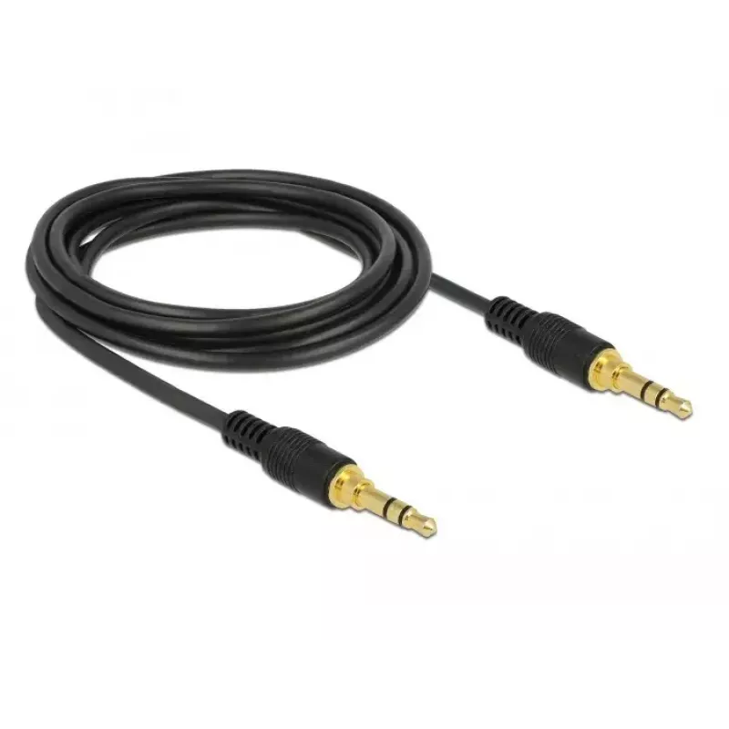 Audiokaapeli DeLOCK 85551 3 m 3,5 mm musta
