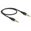 Audiokaapeli DeLOCK 85592 0,5 m 3,5 mm musta