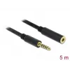 Audiokaapeli DeLOCK 85799 5 m 4,4 mm musta