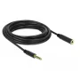 Audiokaapeli DeLOCK 85799 5 m 4,4 mm musta