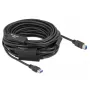 USB-kaapeli DeLOCK 85382 USB 3.2 Gen 1 20 m USB A USB B musta