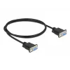 Sarjakaapeli DeLOCK RS-232 D-Sub 9 naaras-naaras null modem 87278