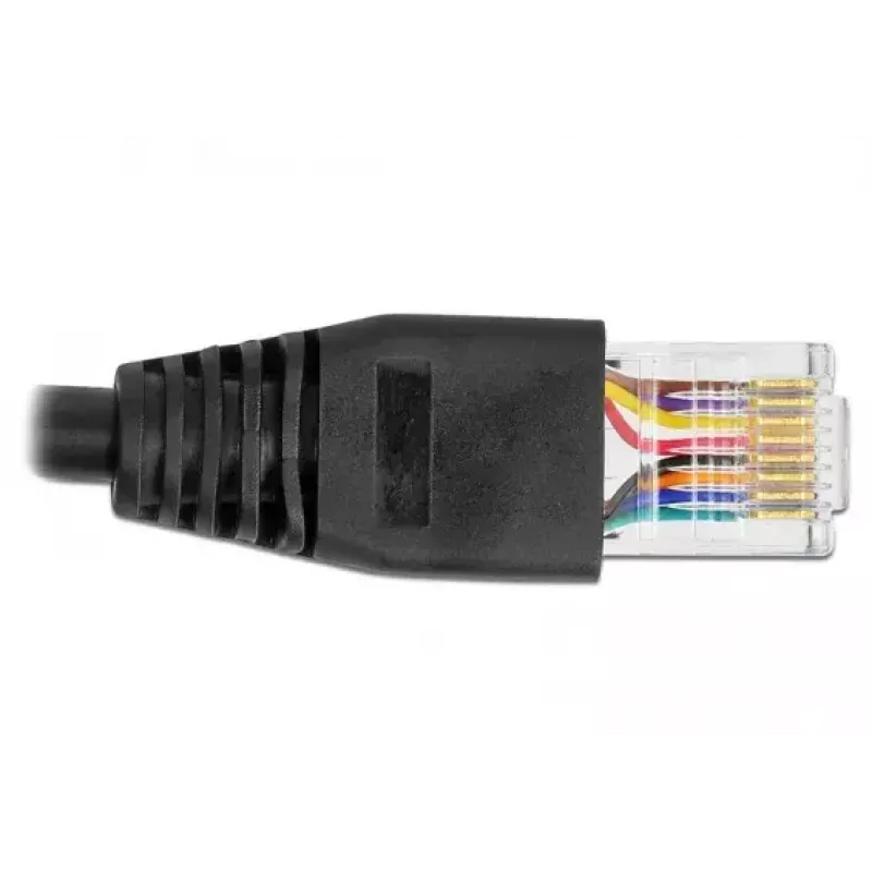 Sarjaliitäntäkaapeli DeLOCK 64160 USB Type-A - RJ45 1 m musta