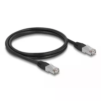 Verkkokaapeli DeLOCK RJ45 Cat.6A S/FTP 1 m musta
