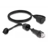 DeLOCK verkkokaapeli RJ45-uros RJ45-uros Cat.6 STP 1 m IP68 musta