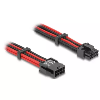 Sisäinen virtakaapeli DELOCK 80975 — 8-napainen PCI-E 6+2-napaiseen, 0,3 m