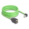 Verkkokaapeli DeLOCK 80888 RJ-45 Cat6a 5 m musta vihreä