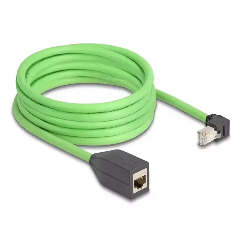 Verkkokaapeli DeLOCK 80888 RJ-45 Cat6a 5 m musta vihreä