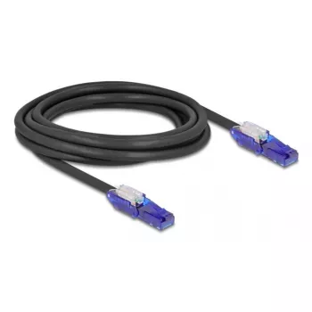 Verkkokaapeli DeLOCK 80928 RJ-45 Cat6 3 m musta violetti