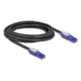 Verkkokaapeli DeLOCK 80928 RJ-45 Cat6 3 m musta violetti