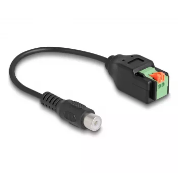 DeLOCK RCA-pistoke liitinrimasovittimeen 15 cm 2-napainen