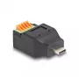 DeLOCK USB Type-C 2.0 pistoke liitinrimasovittimeen 5-napainen