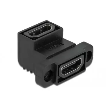 HDMI-sovitin DeLOCK Easy 45 kulma 90°