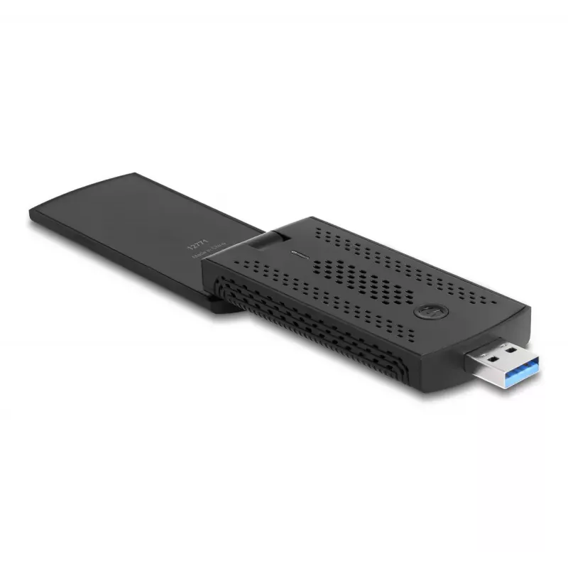 DeLOCK 12771 WLAN-verkkokortti 1201 Mbit/s USB Wi-Fi 6
