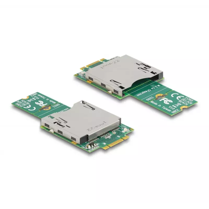 DeLOCK sovitin M.2 Key B+M pistoke CFexpress-paikkaan, M.2, CFexpress B, CF