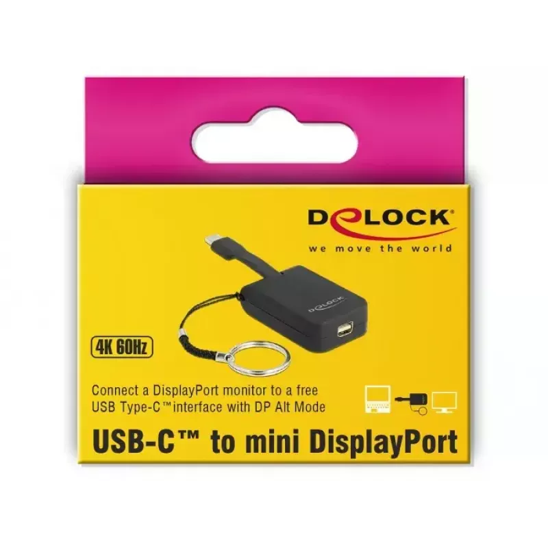 Videokaapelisovitin DeLOCK 63939 USB Type-C - Mini DisplayPort 0,03 m