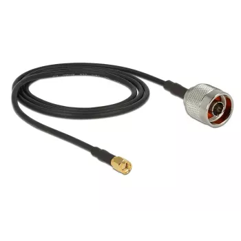 Koaksiaalikaapeli DeLOCK 88940 2 m RP-SMA musta