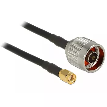 Koaksiaalikaapeli DeLOCK 88940 2 m RP-SMA musta