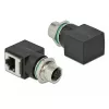 Kaapeliadapteri DeLOCK 66314 M12 RJ45 musta