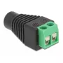 Adapteri DC 1,35 x 3,5 mm naaras - 2-napainen liitinrima DeLOCK 66730