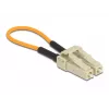 Kuituloopback-adapteri DeLOCK 86930 LC OM2 monimuotokuitu beige