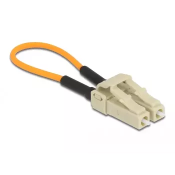 Kuituloopback-adapteri DeLOCK 86930 LC OM2 monimuotokuitu beige