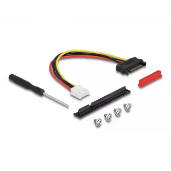 DeLOCK M.2 Key A+E – PCIe x8 NVMe -sovitin taivutettu 20 cm kaapelilla
