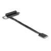 DeLOCK M.2 Key A+E – PCIe x8 NVMe -sovitin taivutettu 20 cm kaapelilla