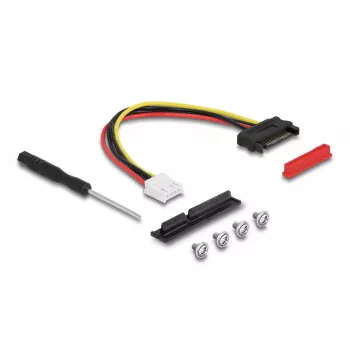 DeLOCK M.2 Key A+E – PCIe x4 NVMe -sovitin taivutettu 20 cm kaapelilla