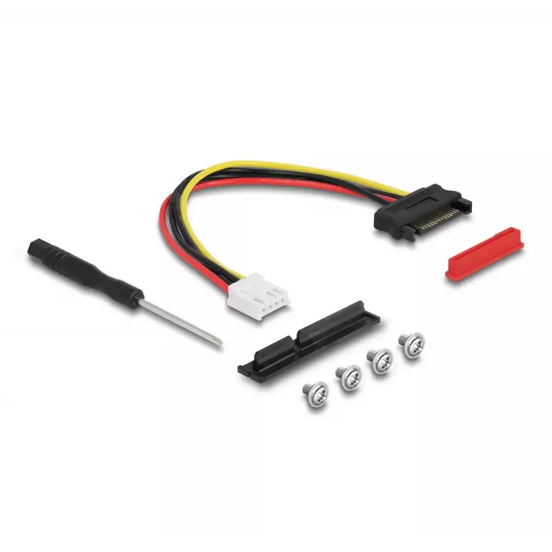 DeLOCK M.2 Key A+E – PCIe x4 NVMe -sovitin taivutettu 20 cm kaapelilla