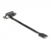 DeLOCK M.2 Key A+E – PCIe x4 NVMe -sovitin taivutettu 20 cm kaapelilla