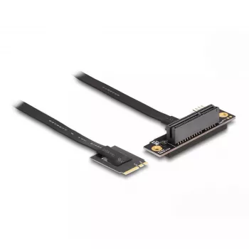 DeLOCK M.2 Key A+E – PCIe x4 NVMe -sovitin taivutettu 20 cm kaapelilla
