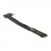 DeLOCK M.2 Key M – U.2 SFF-8639 NVMe -sovitin 20 cm kaapelilla
