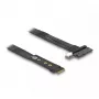 DeLOCK M.2 Key M – U.2 SFF-8639 NVMe -sovitin 20 cm kaapelilla