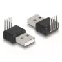 DeLOCK sovitin USB 2.0 Type-A uros – 4-pin 90° taivutettu