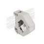 Keystone-moduuli DELOCK 87159, harmaa/valkoinen, naarasliitäntä, liitinliitäntä, 60,1 × 59,4 × 21,6 mm