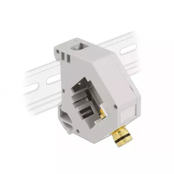 Keystone-moduuli DELOCK 87162 — liitin – liitin, harmaa/valkoinen, 60,1 × 59,4 × 21,6 mm
