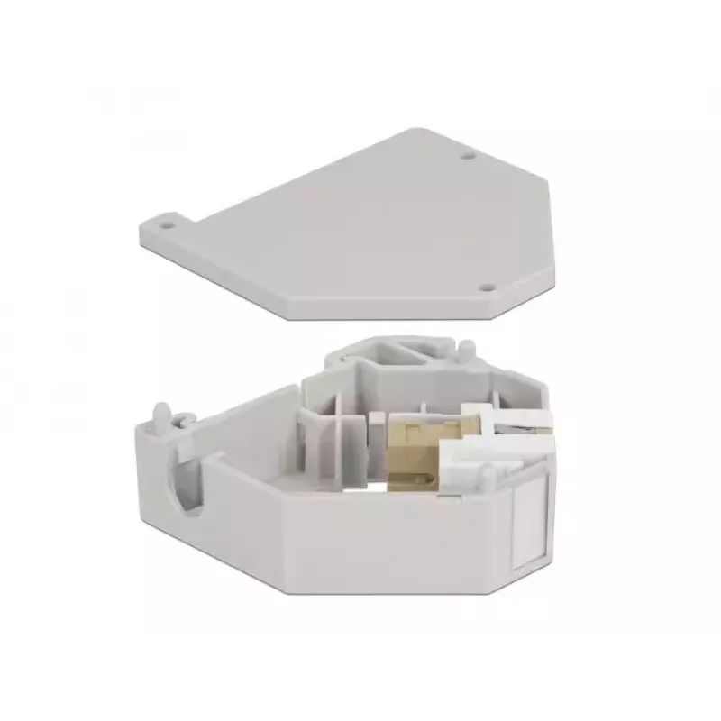 Keystone-moduuli DELOCK 87167 — SC–SC-sovitin, harmaa, 60,1×59,4×21,6 mm