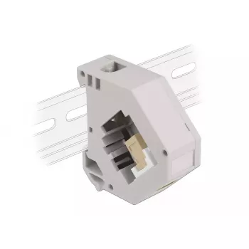 Keystone-moduuli DELOCK 87167 — SC–SC-sovitin, harmaa, 60,1×59,4×21,6 mm