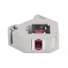 Delock 87182 DIN-kiskon Keystone-moduuli SC Simplex -sovitin, violetti