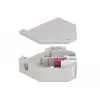 Delock 87182 DIN-kiskon Keystone-moduuli SC Simplex -sovitin, violetti