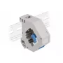 Keystone-moduuli DELOCK 87189 — LC – LC duplex, värit sininen/harmaa/valkoinen, 60,1×59,4×21,6 mm
