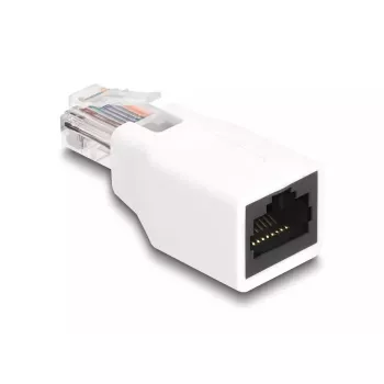 DeLOCK 88002 kaapelisovitin RJ50 valkoinen