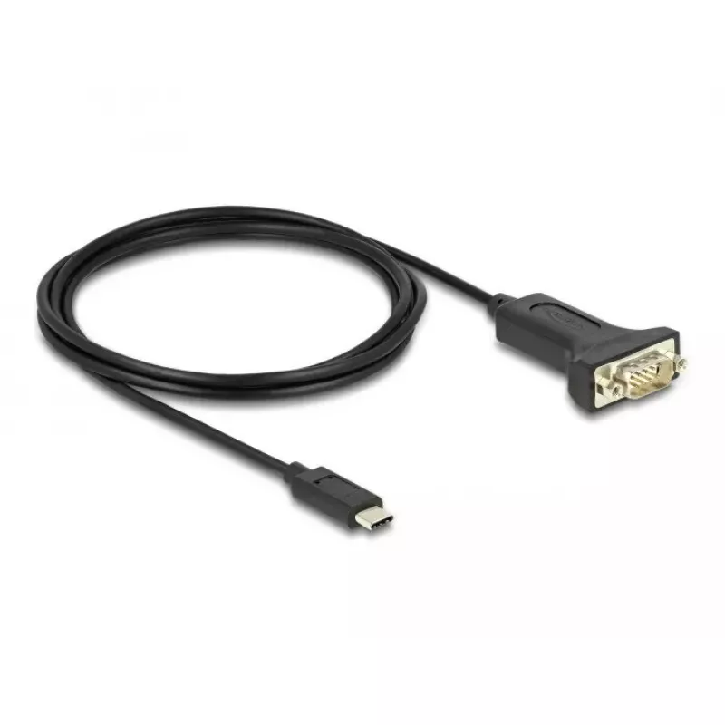 DeLOCK sovitin USB Type-C – RS-232 D-Sub 9-napainen uros 2 m