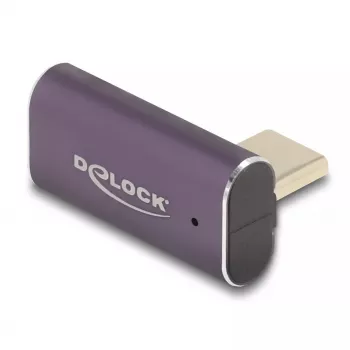 USB-sovitin DeLOCK 60288 40 Gbit/s USB Type-C PD 3.1 240 W kulmamalli