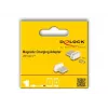 DeLOCK 66588 kaapelin sukupuolenvaihtaja magneetti USB-C kulta valkoinen
