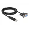 DeLOCK 67382 USB 2.0 – RS-232 DB9 sarja-adapteri 1,8 m
