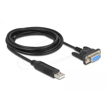 DeLOCK 67382 USB 2.0 – RS-232 DB9 sarja-adapteri 1,8 m