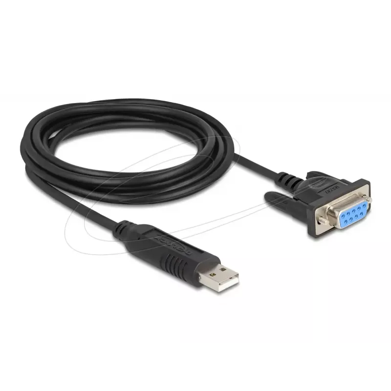 DeLOCK 67382 USB 2.0 – RS-232 DB9 sarja-adapteri 1,8 m